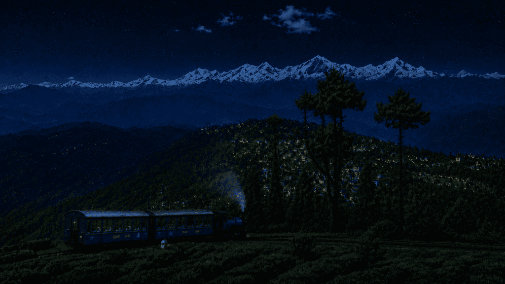 Darjeeling Tour Package – Himalayan Mountain Views and Tea Gardens , Night View